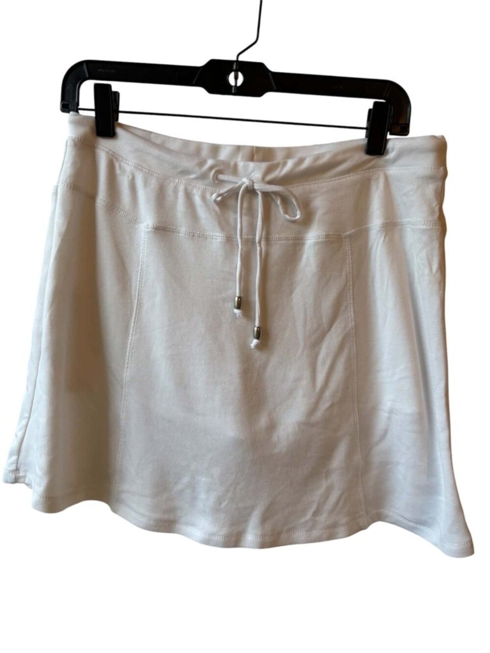 Green Tea White Jersey Knit Tennis Skort - Size Medium
